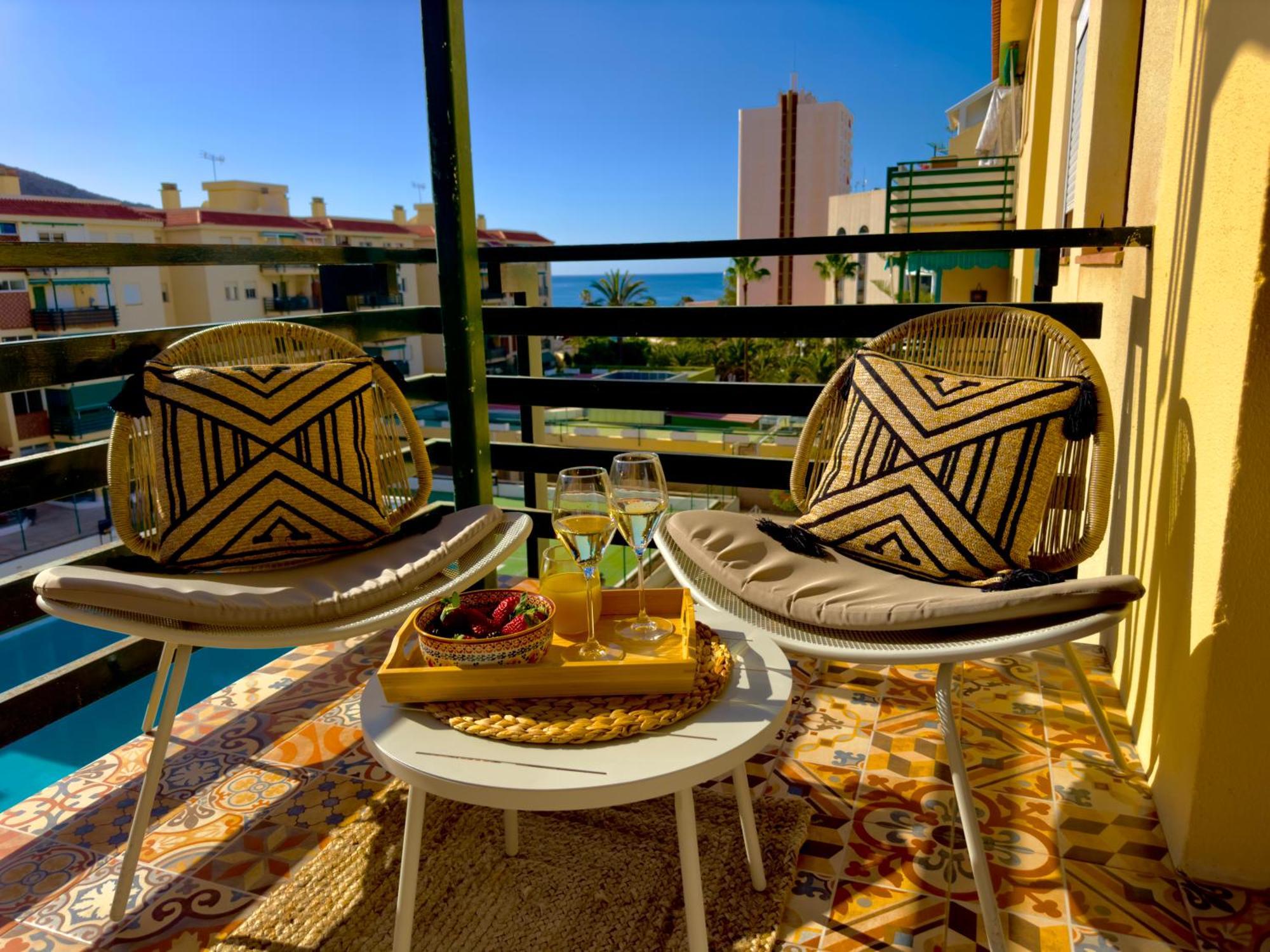 Amazing 3-Bedroom Apartment. Pool And Sea View! Los Cristianos  Buitenkant foto